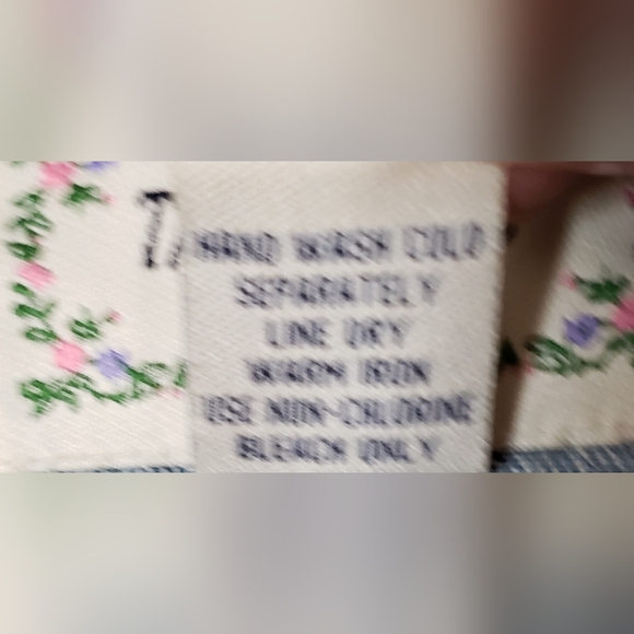 Beaded Purple Flowers Denim Jeans Jacket Tantrums 2x - Picture 4 of 9